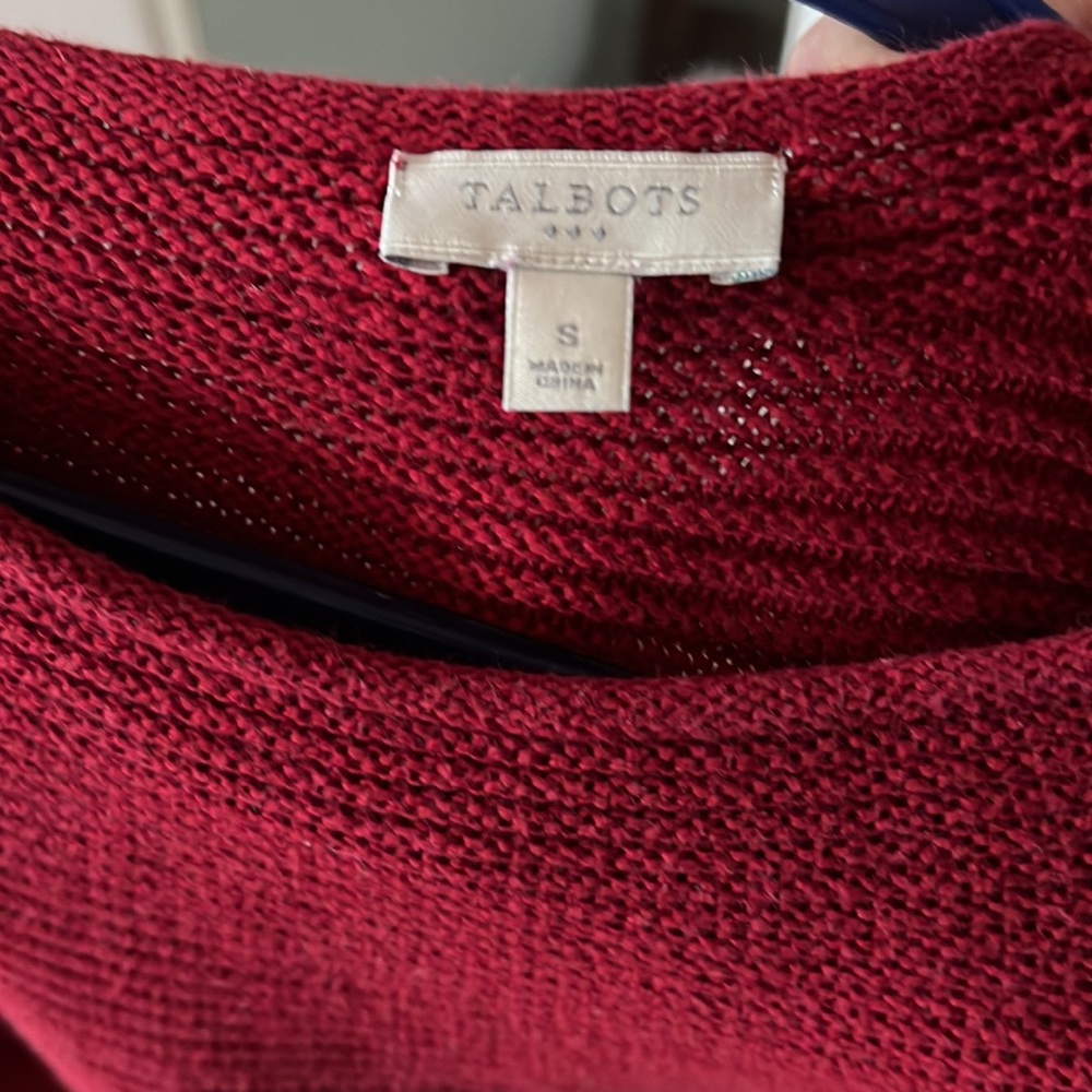 Talbots small, ribbed, scooped neck Sweater - Picture 10 of 16